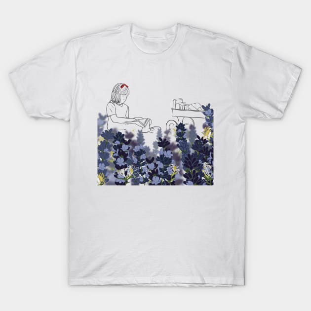 Matilda Lavender T-Shirt by Thelunarwoodco